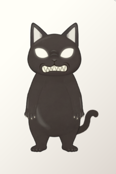 黒い招き猫