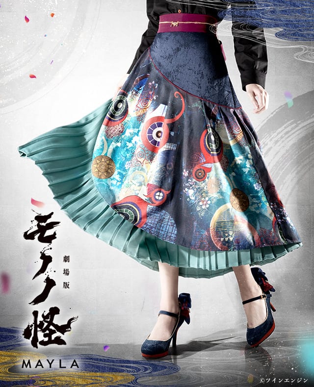 MAYLA Launches Mononoke Movie Chapter 3: Jagami Iconic Skirts Blending Japanese and Modern Fashion
