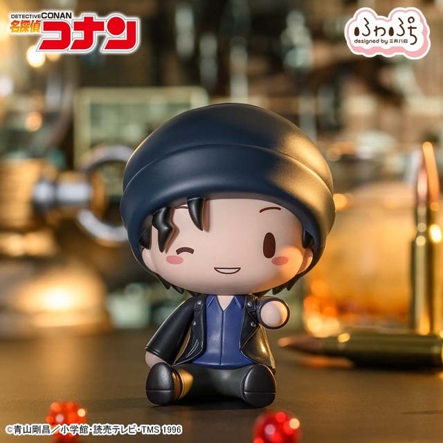 Detective Conan: Akai Shuichi Gets an Adorable "Fuwapuchi" Deform Figure with a Wink
