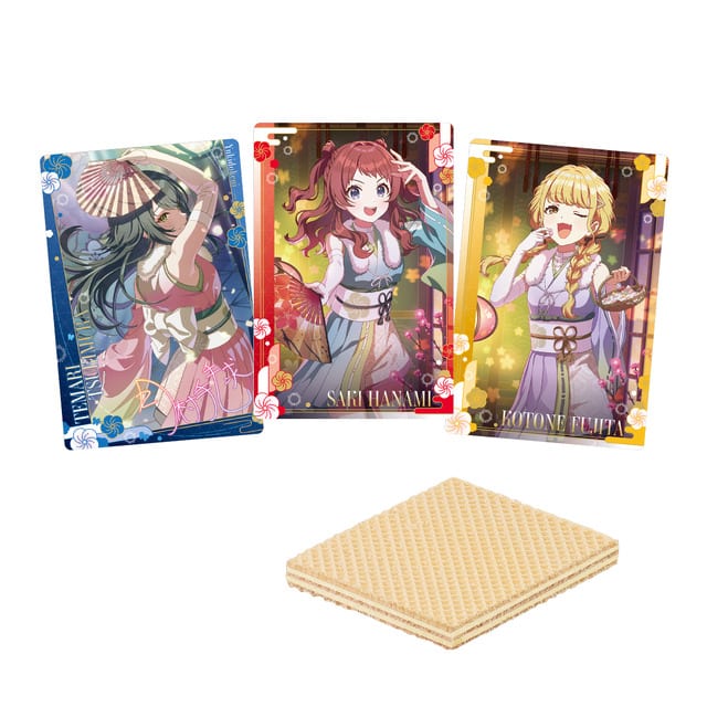 ซากิ, เทมาริ, โคโทเนะ สวมชุดธีมเวเฟอร์วานิลลาครีม! “Gakuen Idol Master Wafer 4” วางจำหน่ายพฤศจิกายน 2026