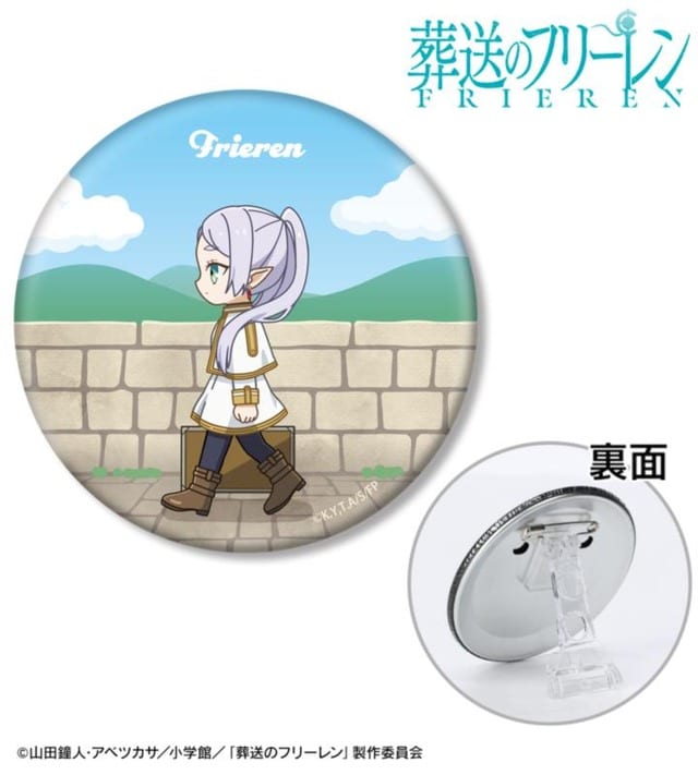 Sousou no Frieren "Chibitoko" Series Goods Arrive — Acrylic Stands, 3-Way Can Badges & More