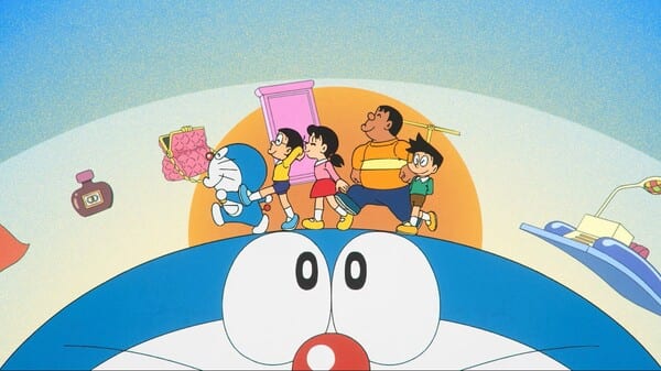 โดราเอมอนและโนบิตะ ตัวละครจากอนิเมะ Doraemon