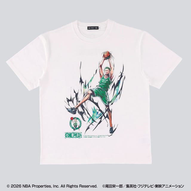 โซโลและเอซดังก์สุดเท่! เสื้อยืด ONE PIECE × NBA คอลแลบสุดพิเศษ — จองได้ถึงพรุ่งนี้ (12 ก.ค.) เท่านั้น