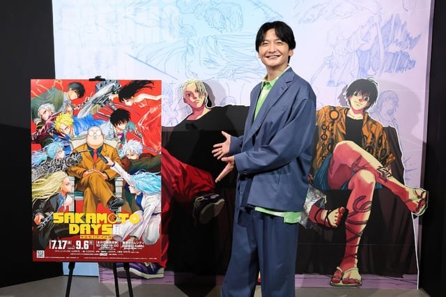 SAKAMOTO DAYS Exhibition Opens in Tokyo with 170+ Original Manuscripts — Voice Actor Nobunaga Shimazaki Calls It "An Exhibition That Makes You Happy"