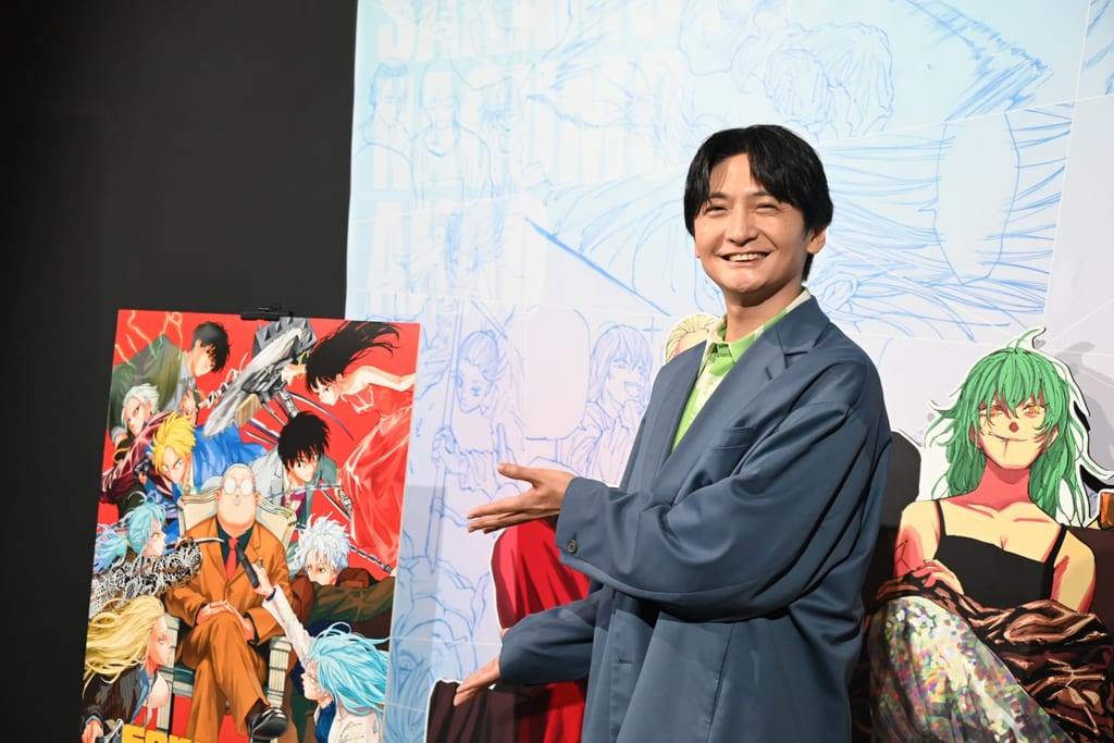 SAKAMOTO DAYS Exhibition Opens in Tokyo: Shimazaki Nobunaga Stunned by Suzuki's Giant "Black Ball"