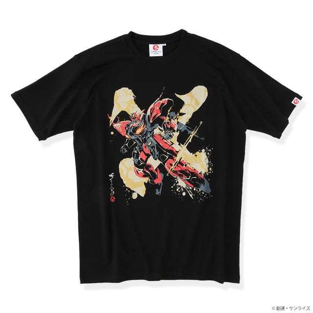 ฉลอง 30 ปี “Gundam X” เปิดตัวเสื้อยืดลาย Gundam X และ Gundam Vásago สไตล์พู่กันญี่ปุ่น