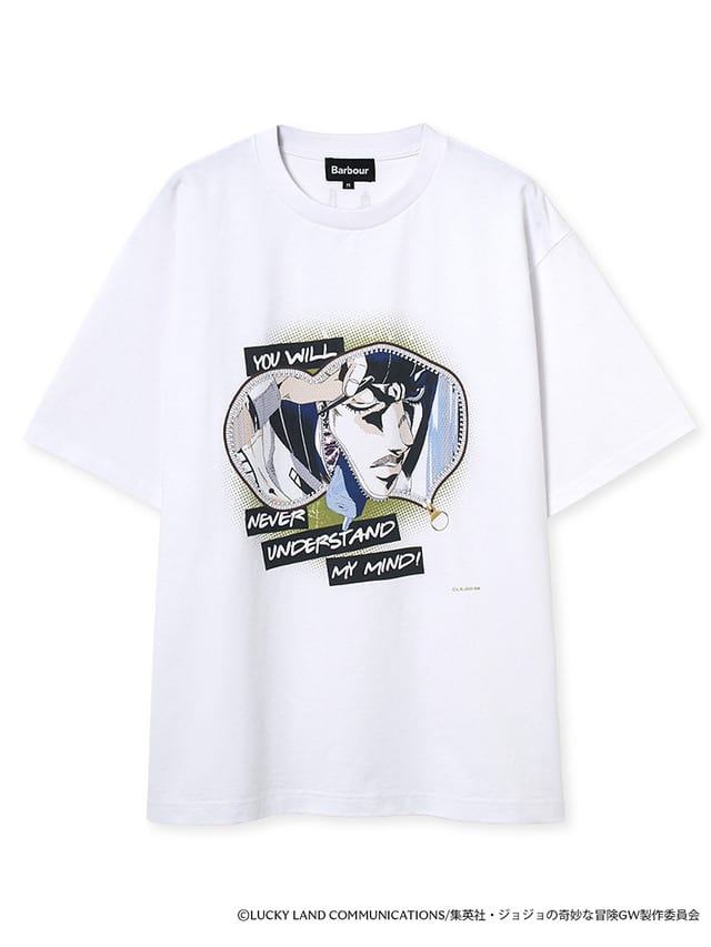 เสื้อยืดสุดคาริสม่า “บูชาราติ” จาก JoJo’s Bizarre Adventure: Golden Wind × Barbour มาแล้ว!