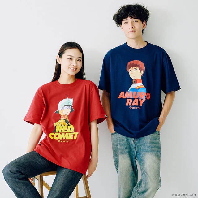 Gundam Color Graphic T-Shirts Featuring Amuro, Char, and More Announced by STRICT-G The Animation
