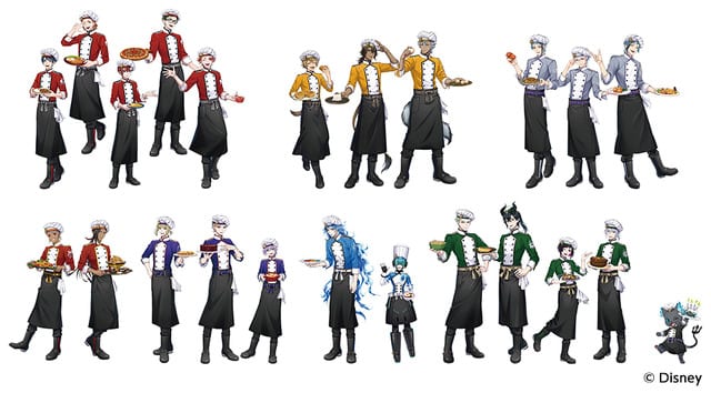 Riddle, Malleus & Grim Don Chef Hats: New Disney Twisted Wonderland "Master Chef" Goods & Halloween Fair Coming to Animate