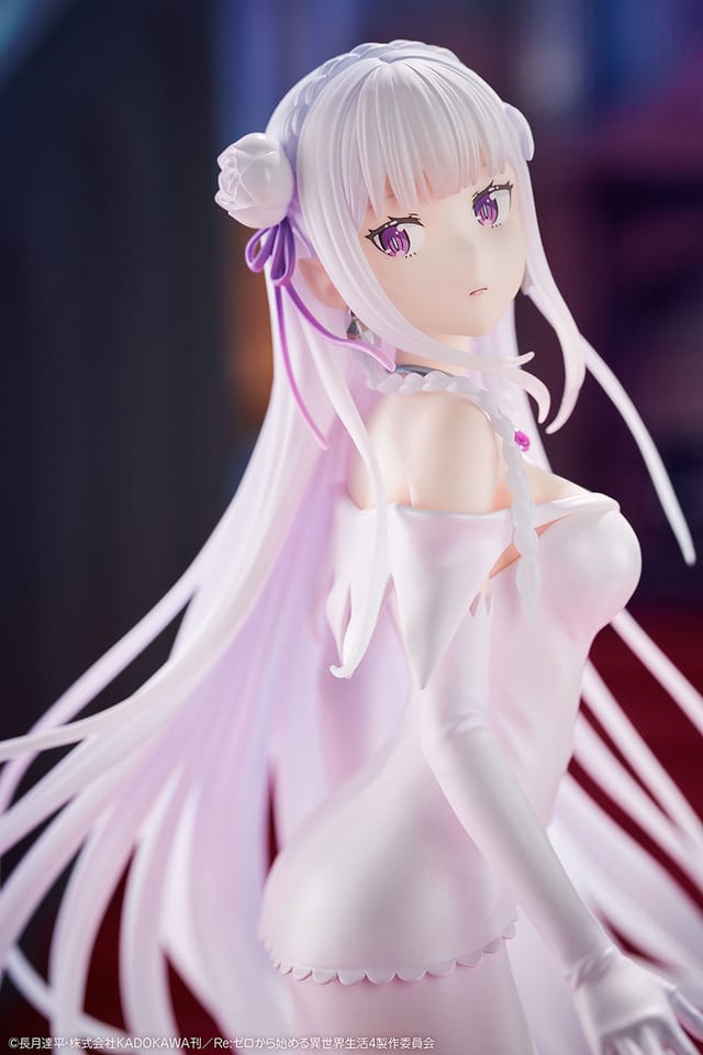 Breathtaking Beauty: Emilia Wedding Dress Ver. 1/7 Scale Figure from Re:Zero Now Open for Pre-Order