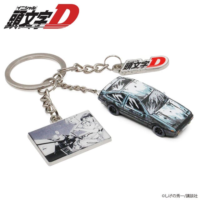 Initial D Manga-Style AE86 Keychain Launches — Mini-Car Detaches for Display