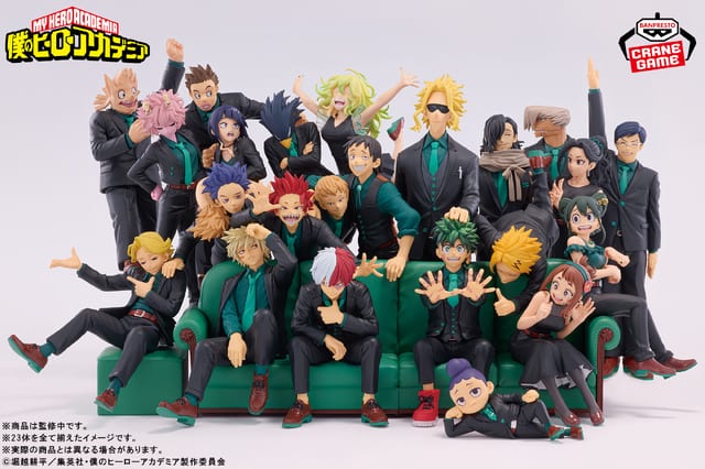 ฉลองครบรอบ 10 ปี! ฟิกเกอร์ 23 คนจากห้อง 1-A ใน “My Hero Academia” เตรียมลงเครื่องเกมตู้ปี 2027