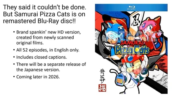 Discotek Media ประกาศวางจำหน่าย Blu-ray กว่า 10 เรื่อง ทั้ง Digimon Frontier, Toradora!, Lupin III Part II และอีกมากมาย