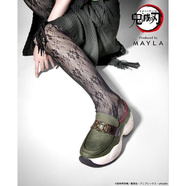 MAYLA Launches Kimetsu no Yaiba Thick-Sole Loafer Sneakers Inspired by Nichirin Sword Guards