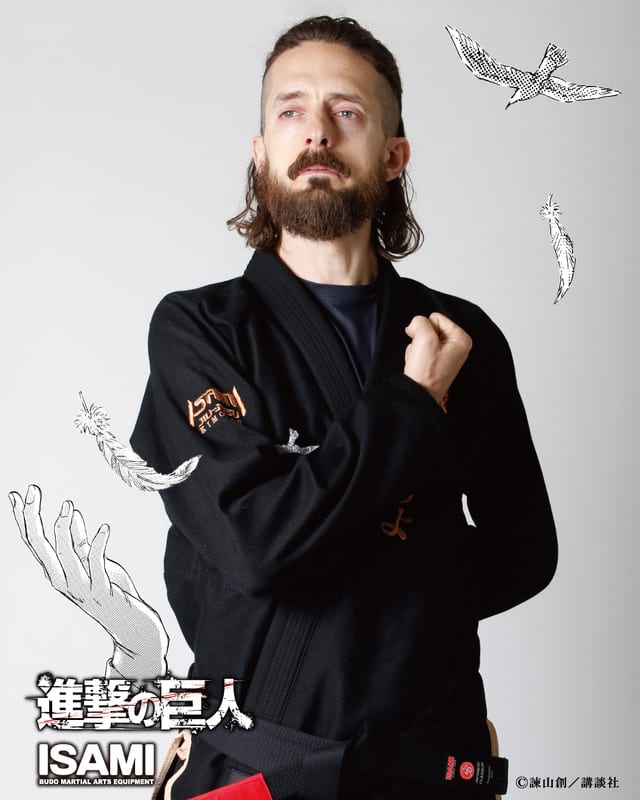 Attack on Titan x ISAMI: Colossal Titan & Beast Titan Sportswear, Boxing Gloves, and "Dedicate Your Heart" Jiu-Jitsu Gi Revealed