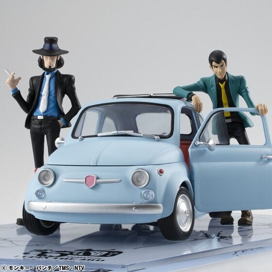 Lupin's Iconic Ice-Blue Car Gets a 1/20 Scale Model — "LUPIN THE GALLERY" 55th Anniversary Limited Model Announced