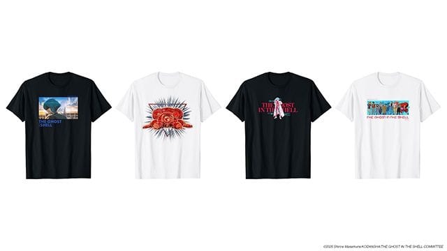 เปิดตัวดีไซน์ใหม่! เสื้อผ้าและสินค้า Ghost in the Shell เอ็กซ์คลูซีฟ Amazon พร้อมลาย โมโตโกะ & ฟุจิโคมะ