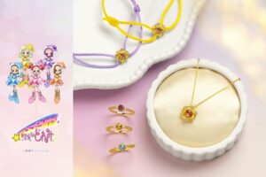 เครื่องประดับคอลเลกชัน “Mo~tto! Ojamajo Doremi” เปิดจองแล้ว — แหวนพลอยสีสดใสและสร้อยคอ Pararla Tap