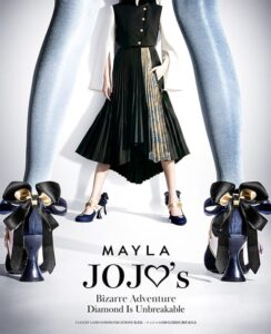 MAYLA เปิดตัวรองเท้าส้นสูงสุดป๊อป ดีไซน์จาก JoJo Diamond is Unbreakable สามตัวละครเด่น