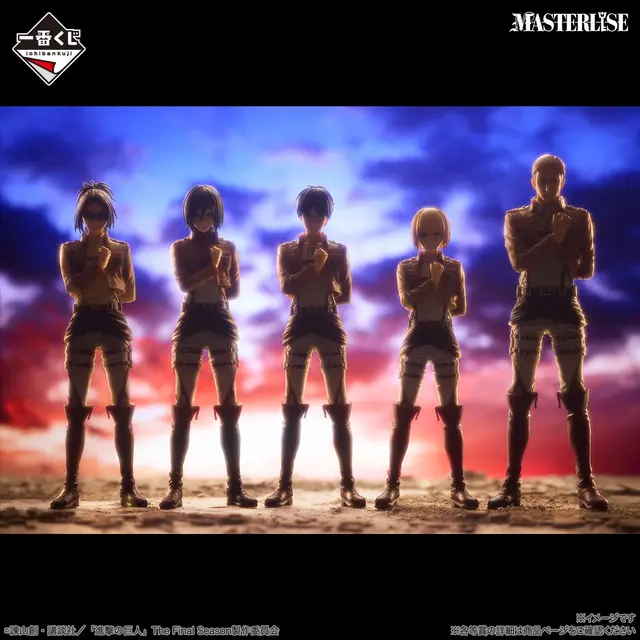 Dedicate Your Heart! Attack on Titan MASTERLISE Figures Come to Ichiban Kuji — Last One Prize Is Levi on Horseback