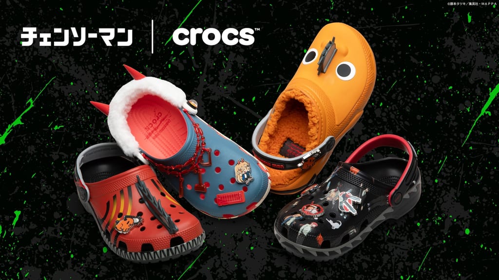 Chainsaw Man x Crocs คอลแลบสุดเท่! เปิดตัว 4 โมเดลสุดพิเศษ แรงบันดาลใจจาก เดนจิ, พาวเวอร์ และโปจิตะ